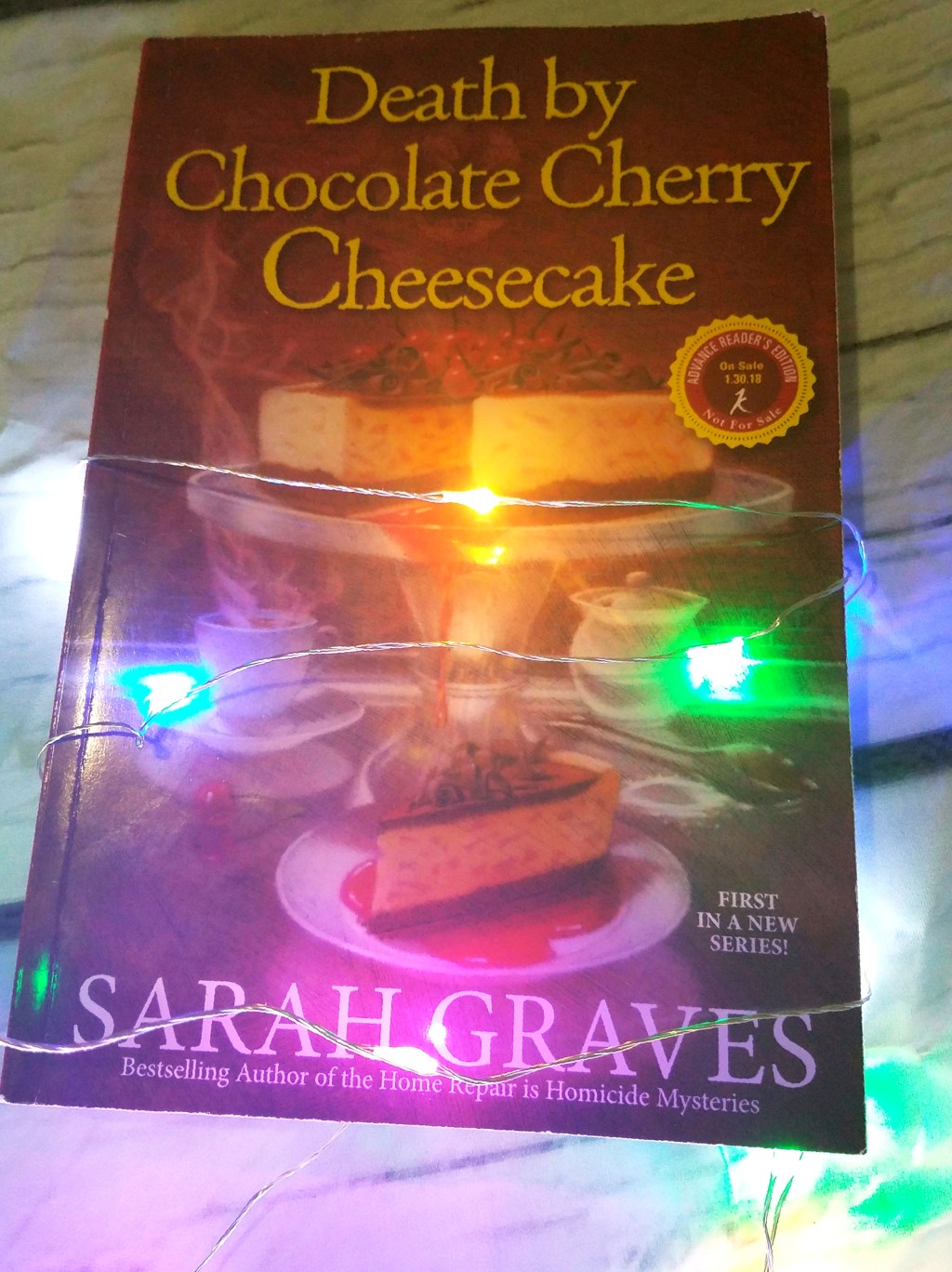 ARC Book Review: Death By Chocolate Cherry Cheesecake by Sarah&nbsp;Graves